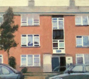 Paikka elää 47, 2012 (öljy vanerille) tekijältä Trevor Burgess