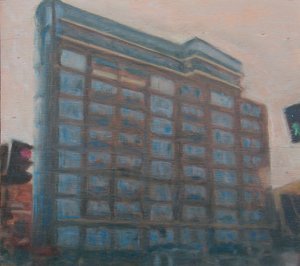 Paikka asua 6, 2010 (öljy vanerille) tekijältä Trevor Burgess