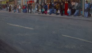 Päivän loppu, 2010 (öljy kankaalle) tekijältä Trevor Burgess