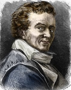 Dominique Vivant Denonin (1747-1825), kaivertajan, kirjailijan, diplomaatin, ylläpitäjän muotokuva (ranskalaisen taiteilijan, diplomaatin ja kirjailijan Dominique Vivantin, Baron Denonin muotokuva) Kaiverrus Yksityinen kokoelma tekijältä Trichon (after)