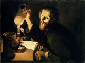 Lääkäri virtsanäytteen kanssa, c1630-1633