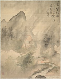 Kymmenen tuhatta bambua sumussa ja sateessa, 1847. tekijältä Tsubaki Chinzan