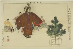 Hagoromo, sarjasta "Pictures of No Performances (Nogaku Zue)" tekijältä Tsukioka Kogyo