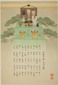 Index Sheet, sarjasta "One Hundred No Dramas (Nogaku hyakuban)". tekijältä Tsukioka Kogyo