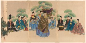 Okina, sarjasta "One Hundred No Dramas (Nogaku hyakuban)". tekijältä Tsukioka Kogyo