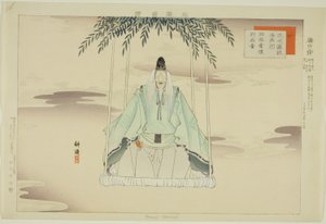 Yugyo Yanagi, sarjasta "Pictures of No Performances (Nogaku Zue)" tekijältä Tsukioka Kogyo