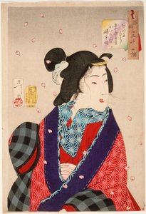Halu tavata joku: Kaei-kauden kurtisaani (1848-1853) tekijältä Tsukioka Yoshitoshi