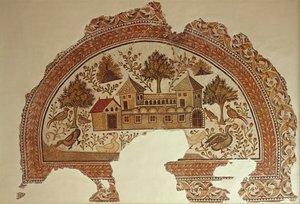 Maalaistalo Tabarkassa (mosaiikki)
