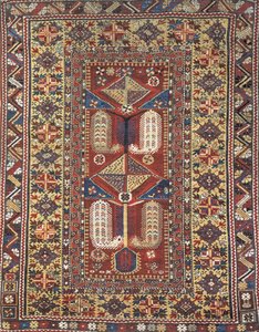 Lähikuva Melas-rukousmatosta, Anatolia, Turkki tekijältä Turkish School