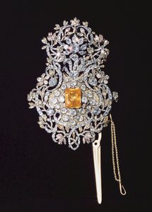 Turkkilainen Reshma (otsanauha), jalokivillä koristeltu, 1700-luku
