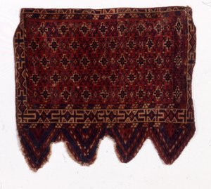 Harvinainen Yomut okbash, 1800-luvun puoliväli (tekstiili) tekijältä Turkmen School
