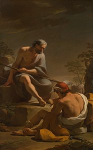 Mercury tuudittaa Argusin uneen, n. 1770-1775