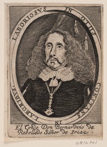 Don Bernardino de Rebolledo, Espanjan lähettiläs tekijältä Ubekendt