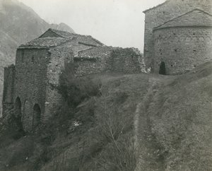 San Pietro al Monten luostari, Civate, Lombardia, Italia, Ugo Monneret de Villardin valokuva, noin 1910. tekijältä Ugo Monneret de Villard
