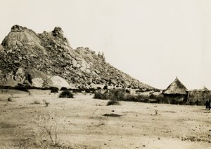 Majoja Gebel Sagadin lähellä Sudanissa, Ugo Monneret de Villardin valokuva, n. 1930.