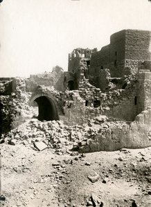 Pyhän Simeonin luostarin suuri linnoitus (qasr), Assuan, Egypti, valokuvaaja Ugo Monneret de Villard. tekijältä Ugo Monneret de Villard