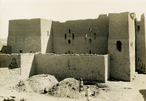 Pyhän Simeonin luostari, Assuan, Egypti, valokuvaaja Ugo Monneret de Villard. tekijältä Ugo Monneret de Villard