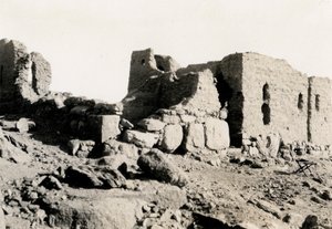 Rauniot Bigehin saarella, Egypti, valokuva: Ugo Monneret de Villard tekijältä Ugo Monneret de Villard