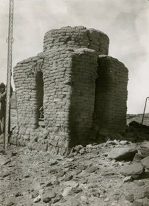 Hauta pohjoisessa hautausmaalla, Qasr Ibrim, Egypti, valokuvaaja Ugo Monneret de Villard. tekijältä Ugo Monneret de Villard