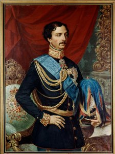 Charles of Bourbon Parma (1799 -1883), Parman herttua - Kaarle III Bourbonista (1823 - 1854) 1800-luku (öljy kankaalle) tekijältä Ulisse Passani