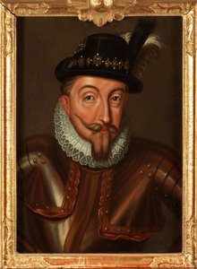 Sigismund III Vaasan (1566-1632) Puolan kuninkaan (1587-1632) ja Ruotsin (1592-1599) muotokuva - Pasch, Ulrika Fredrika (1735-1796) Sigismund III Vaasan, Puolan kuninkaan (1566-1632) muotokuva ), - Öljy puulle, 21,5x15,5 - Yksityiskokoelma