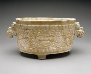 Kolmijalkamaljakko lintukahvoilla, Terminal Classic, 800-1000 (marmori) tekijältä Ulua Ulua