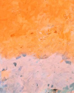 Orange Blush – abstrakti tekijältä Uma Gokhale
