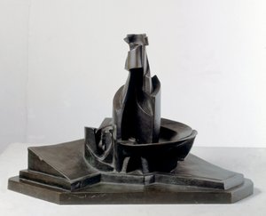 Pullon kehitys avaruudessa (Pullon kehitys avaruudessa) Umberto Boccionin (1882-1916) pronssiveistos 1912 Koko: 38,1 cm Milano, Museo del Novecento tekijältä Umberto Boccioni