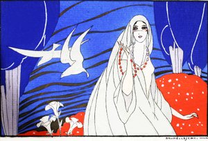 Arabian Nights (pochoor print) tekijältä Umberto Brunelleschi