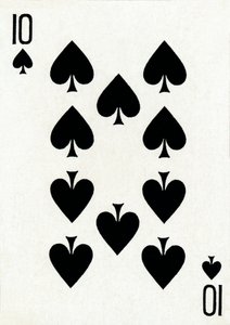 10 of Spades Goodall & Son Ltd.:n pelikorttipakasta, 1940 tekijältä Unbekannt
