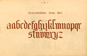 1400- ja 1600-luvuilla. Saksan kieli. Pieni, 1862 tekijältä Unbekannt