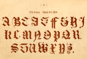 17. vuosisata. Kirkkoteksti MS., 1862 tekijältä Unbekannt
