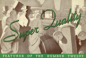 1934 Humber Twelve -myyntiesite. tekijältä Unbekannt