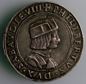 4-testoon. Savoyn herttuakunta, Italia, etupuoli: Philibert II, Savoyn herttua, 1497-1504 tekijältä Unbekannt