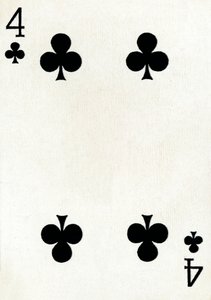 4 mailaa Goodall & Son Ltd.:n pelikorttipakasta, 1940 tekijältä Unbekannt