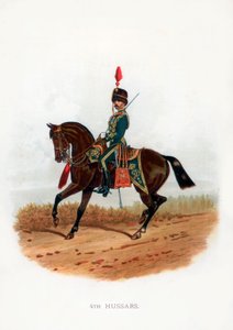 4. husaari, 1889 tekijältä Unbekannt