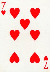 7 of Hearts Goodall & Son Ltd.:n pelikorttipakasta, vuodelta 1940 tekijältä Unbekannt