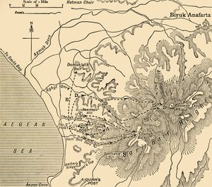 ANZAC-etu, Gallipolin niemimaa, ensimmäinen maailmansota, 1915, c1920. tekijältä Unbekannt