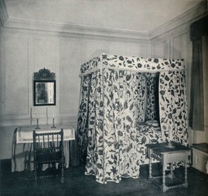 Makuuhuone Major Nicholas Sewallin talosta, sihteeri, 1930 tekijältä Unbekannt