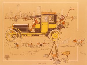 Berliet-auto Chicagossa, Amerikassa tekijältä Unbekannt
