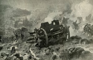 Loistava ranskalainen hyökkäys Saksan asemaa vastaan Argonnessa, 1919. tekijältä Unbekannt