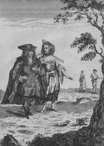 Porvarimestari ja hänen vaimonsa, 1600-luvun loppu - 1700-luvun alku tekijältä Unbekannt