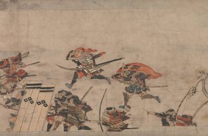 Pitkä tarina syysyöhön Aki no yo nagamonogatari, ca. 1400. tekijältä Unbekannt