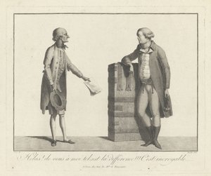 Onnekas ja epäonninen keinottelija, 1700-luvun toinen puolisko. tekijältä Unbekannt