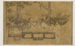 Mies rauhoittuu, 1400-1500-luku. tekijältä Unbekannt