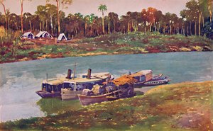 Sotilasleiri Ylä-Amazonin ulottuvilla, kolmetuhatta mailia merestä, 1914 tekijältä Unbekannt