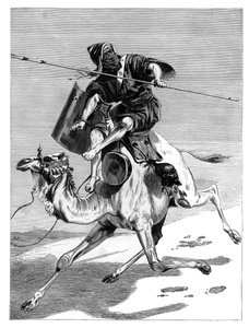 Maurilainen soturi, 1890 tekijältä Unbekannt
