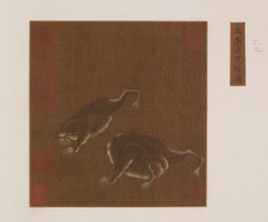 Kolmijalkaisten rupikonnapari, Ming-dynastia, 1368-1644. tekijältä Unbekannt