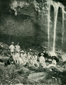 Piknik-bileet Maracas Fallsissa Trinidadissa Sir A. Moloneyn ja juhlien kanssa, 1902. tekijältä Unbekannt