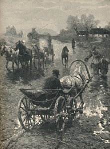 Puolalainen kylä: marraskuu 1886 tekijältä Unbekannt